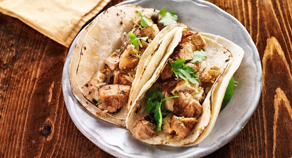 tacos de pollo